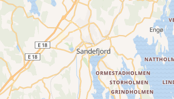 Mappa online di Sandefjord