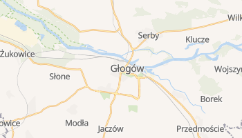 Mappa online di Głogów
