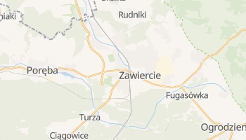 Mappa online di Zawiercie