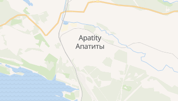 Mappa online di Apatity