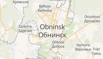 Mappa online di Obninsk