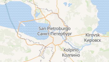 Mappa online di San Pietroburgo