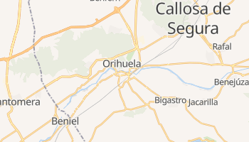 Mappa online di Orihuela
