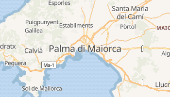 Mappa online di Palma di Maiorca