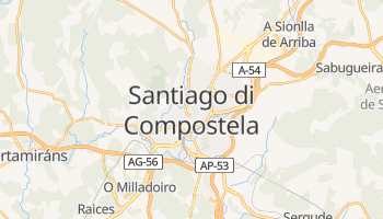 Mappa online di Santiago di Compostela