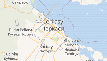 Mappa online di Čerkasy