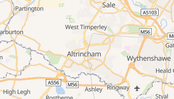 Mappa online di Altrincham