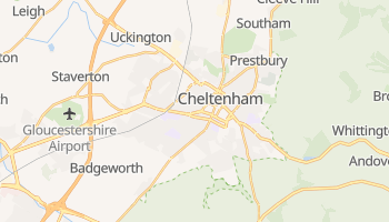 Mappa online di Cheltenham