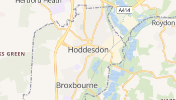 Mappa online di Hoddesdon