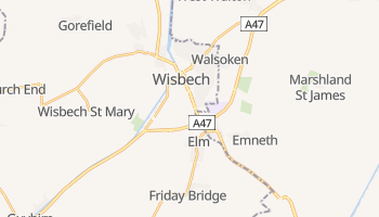Mappa online di Wisbech