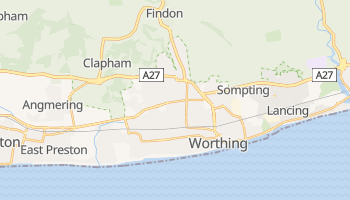 Mappa online di Worthing