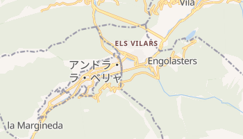 エスカルデス＝エンゴルダニ教区 の地図