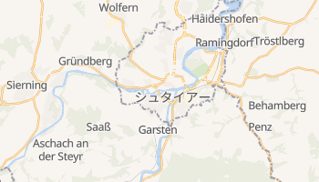 シュタイアー の地図