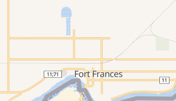フォートフランシス の地図