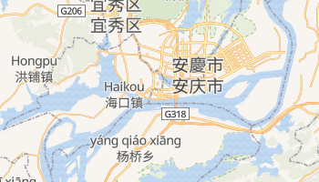 安慶市 の地図