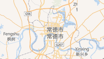 常徳市 の地図