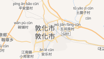 敦化市 の地図