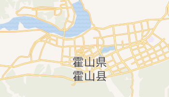 霍山県 の地図