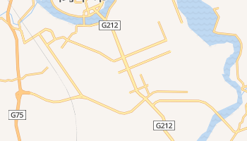 ロウ中市 の地図