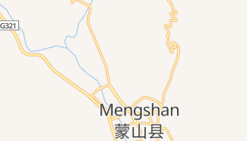 蒙山県 の地図