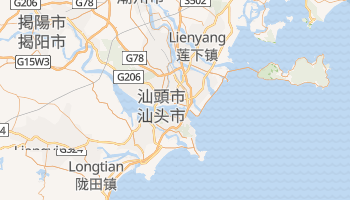 汕頭市 の地図