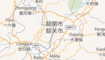 韶関市 の地図