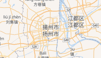 揚州市 の地図