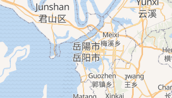 岳陽市 の地図