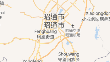 昭通市 の地図