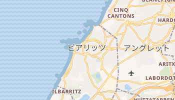 ビアリッツ の地図