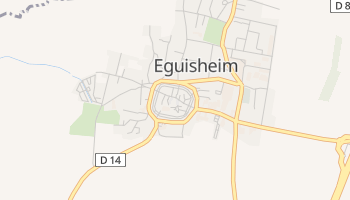 エギスハイム の地図