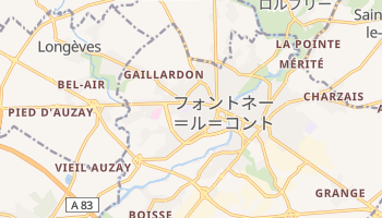 フォントネー＝ル＝コント の地図