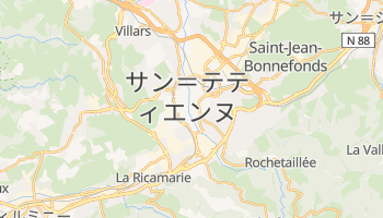 サン＝テティエンヌ の地図