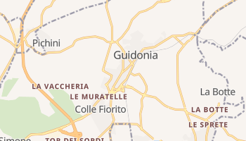 グイドーニア・モンテチェーリオ の地図