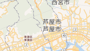 芦屋市 の地図