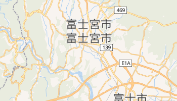 富士宮市 の地図
