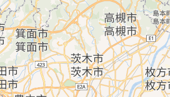 茨木市 の地図