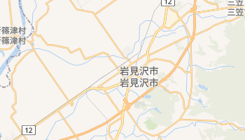 岩見沢市 の地図