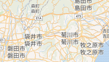 掛川市 の地図