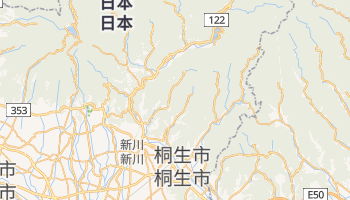 桐生市 の地図