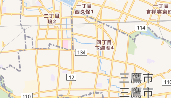 三鷹市 の地図
