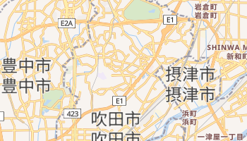 吹田市 の地図