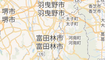 富田林市 の地図