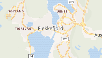 フレッケフィヨール の地図