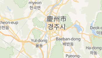 慶州市 の地図