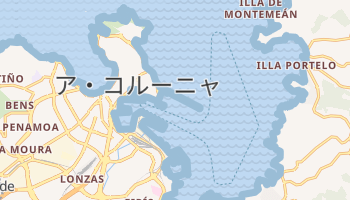 ア・コルーニャ の地図