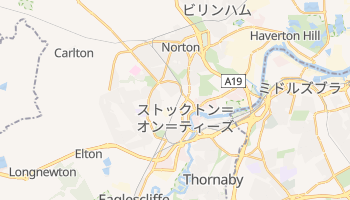 ストックトン＝オン＝ティーズ の地図