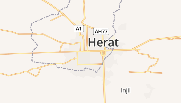 Herat online kaart