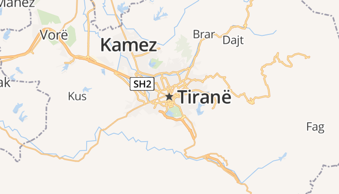 Tirana online kaart