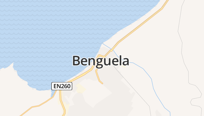 Benguela online kaart